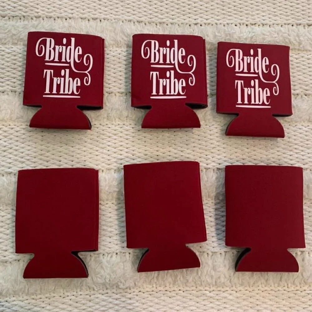 Set of 6 Brand NEW Red & White 